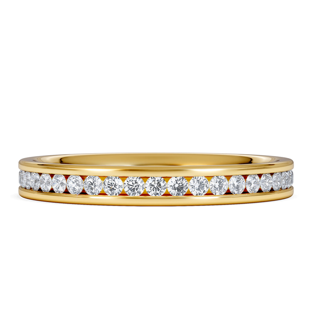 Diamond Eternity Ring Rae Channel Set 0.50ct H/Si in 18K Gold