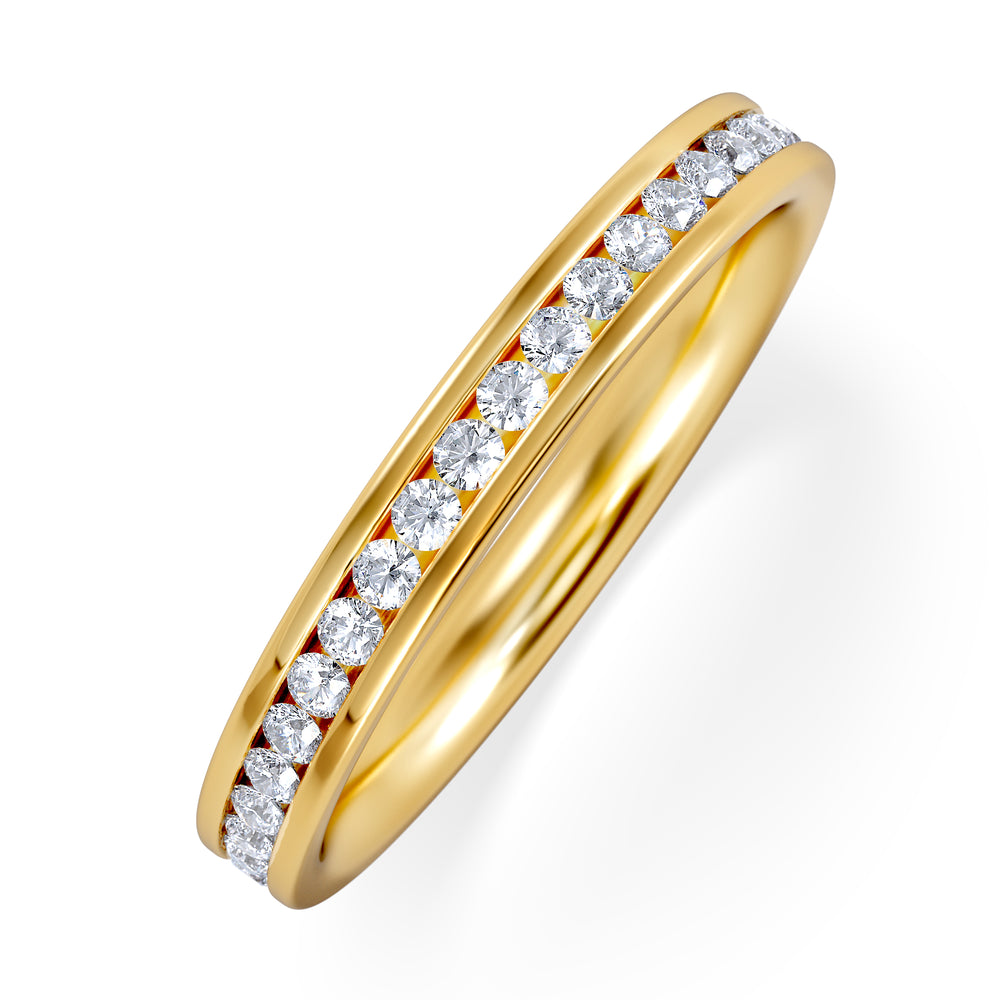Diamond Eternity Ring Rae Channel Set 0.50ct H/Si in 18K Gold