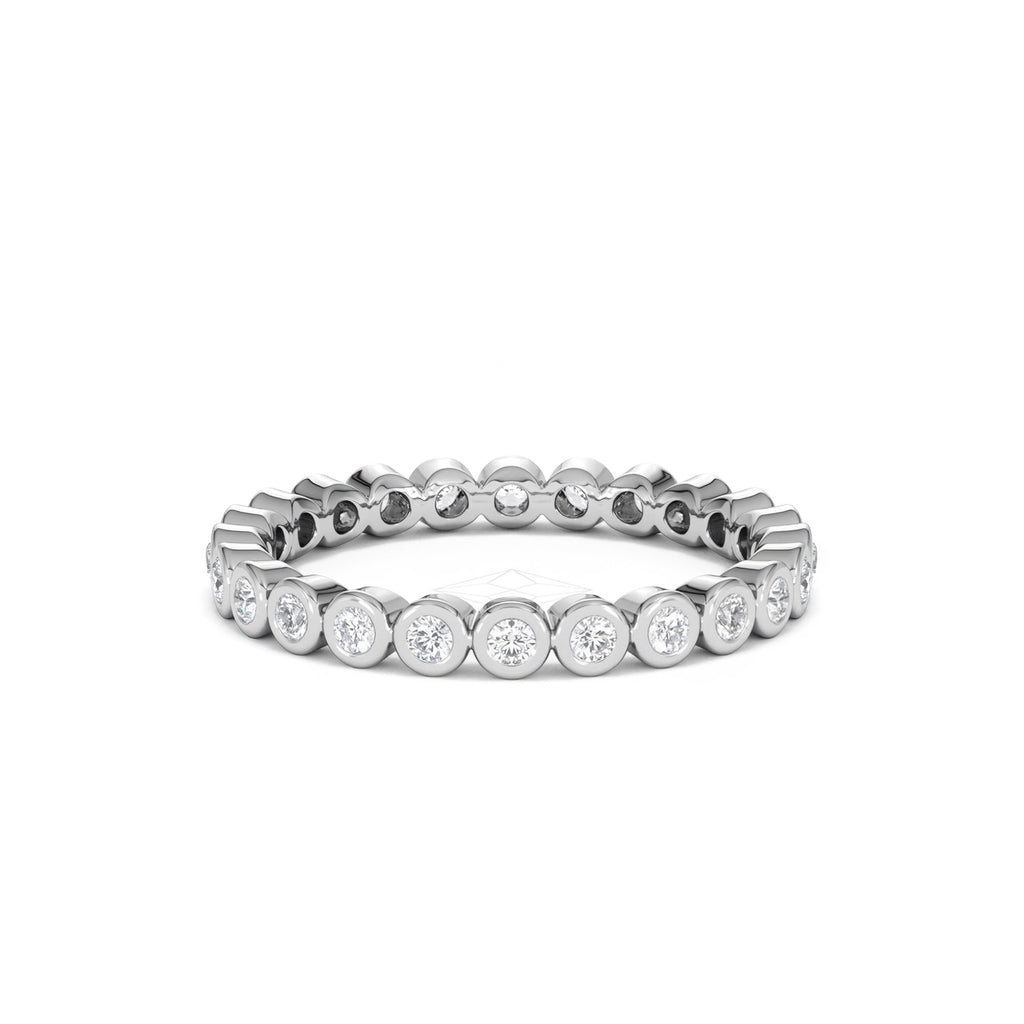 Eternity Ring Emily 18K White Gold Diamond 0.50ct G/Vs