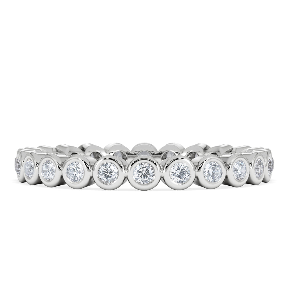 Eternity Ring Emily 18K White Gold Diamond 0.50ct G/Vs