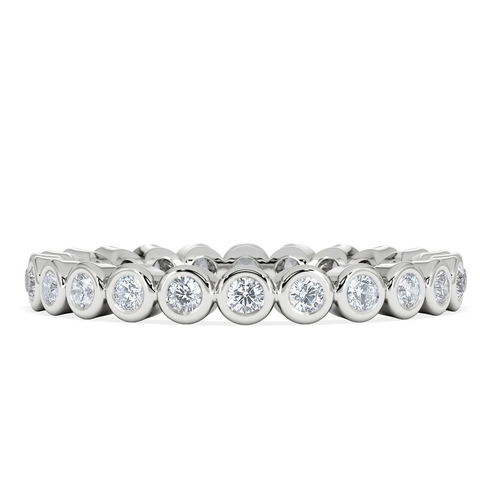 Eternity Ring Emily 18K White Gold Diamond 0.50ct G/Vs