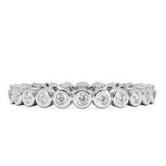 Eternity Ring Emily 18K White Gold Diamond 0.50ct G/Vs
