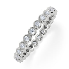 Emily Diamond Eternity Ring 0.50ct G/VS in Platinum