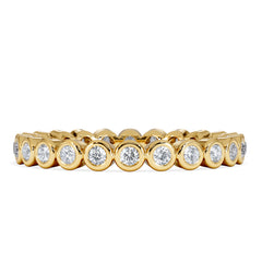 Eternity Ring Emily 18K Gold Diamond 0.50ct H/Si