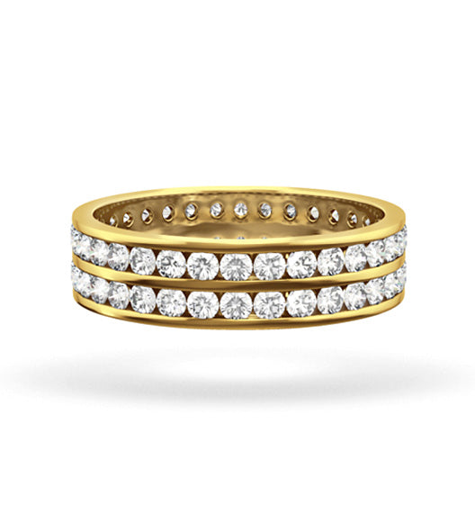 Eternity Ring Lucy 18K Gold Diamond 1.00ct H/Si