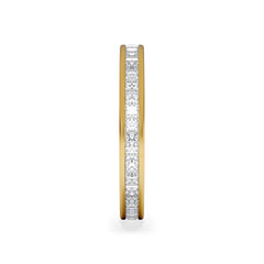 Lauren Lab Princess Diamond Eternity Ring 18K Gold 1.00ct G/Vs