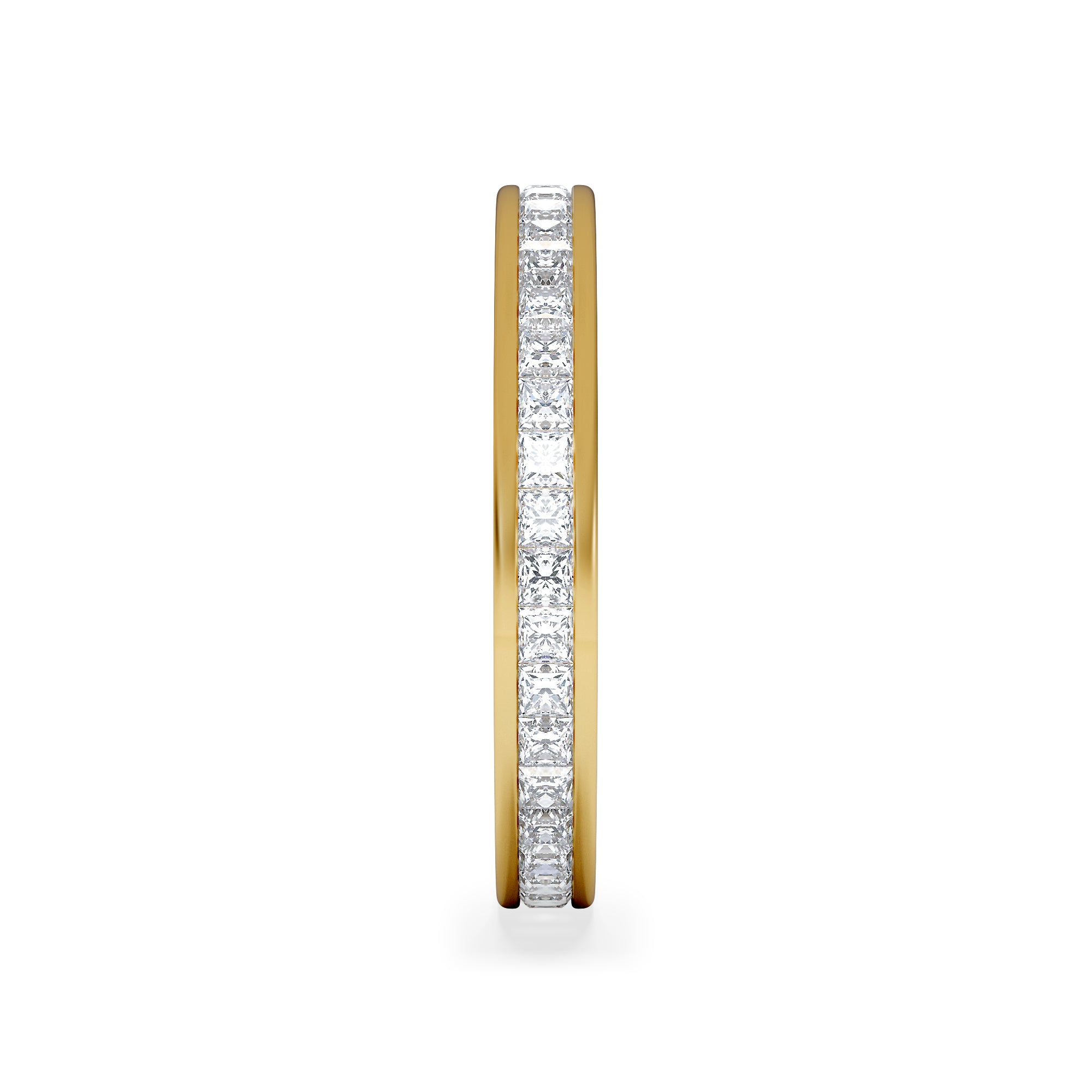 Lauren Lab Princess Diamond Eternity Ring 18K Gold 1.00ct G/Vs
