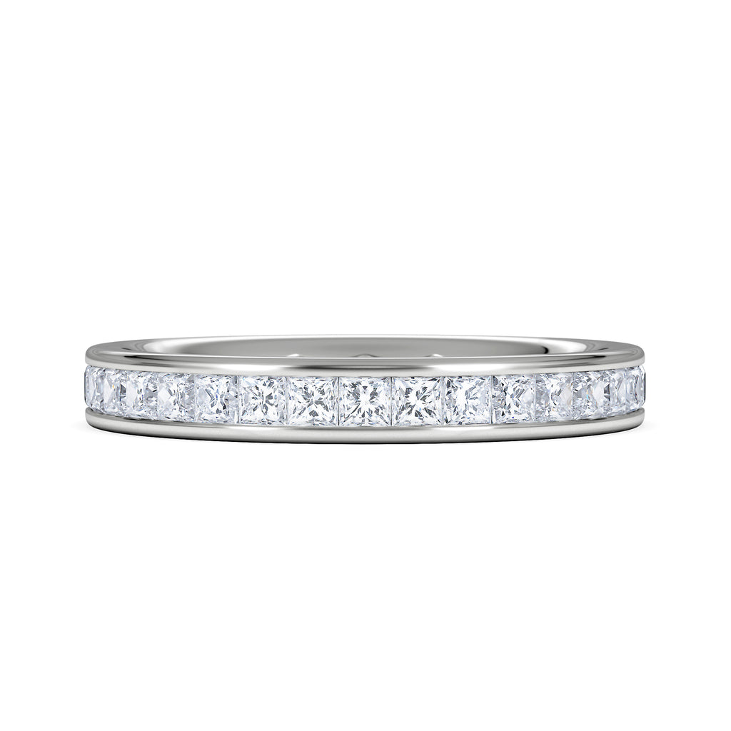 Eternity Ring Lauren 18K White Gold Diamond 1.50ct G/Vs