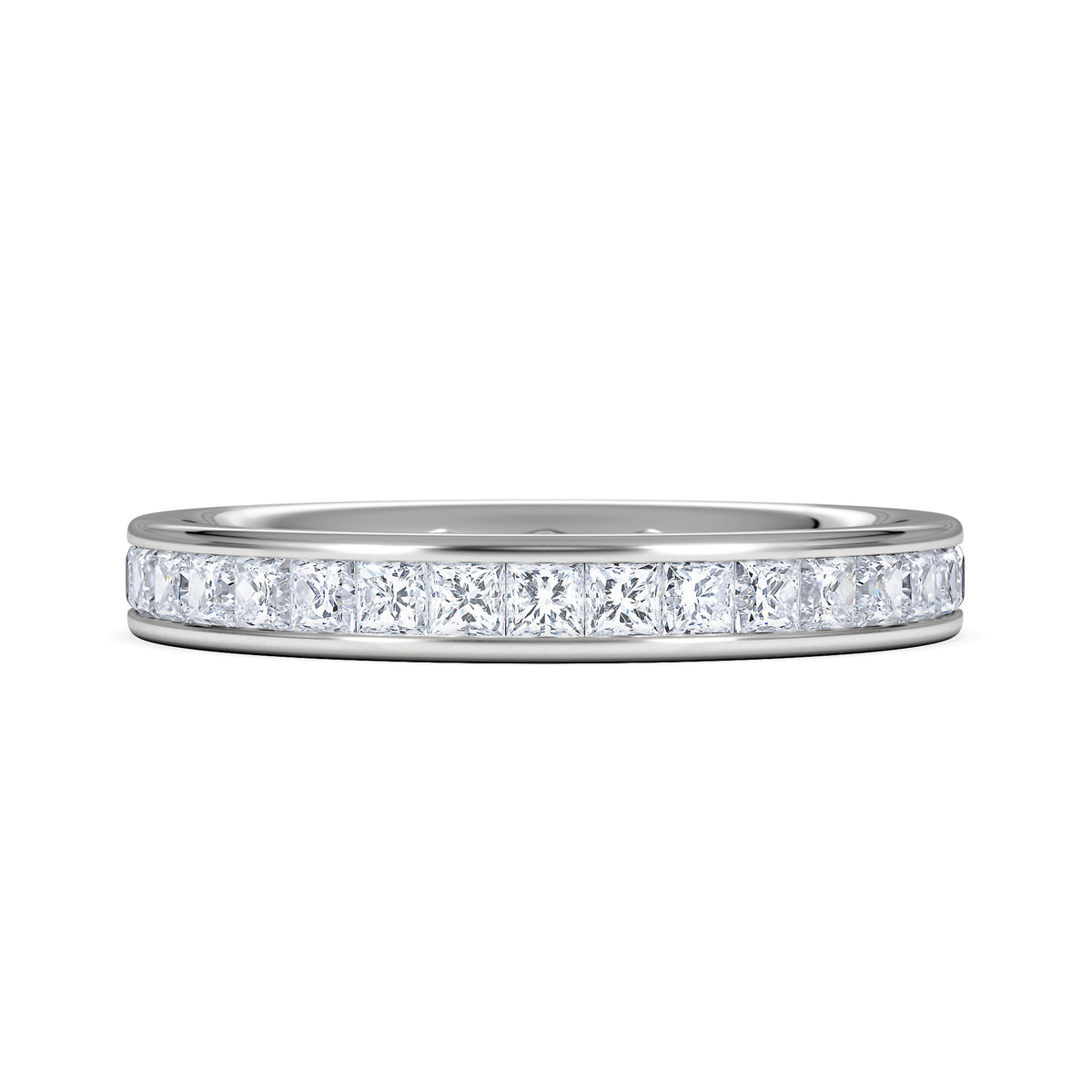 Eternity Ring Lauren 18K White Gold Diamond 1.50ct G/Vs
