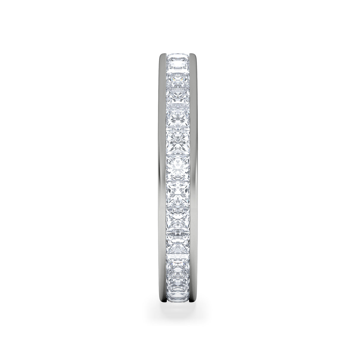 Lauren Lab Princess Diamond Eternity Ring Platinum 2.00ct G/Vs
