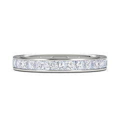 Lauren Lab Princess Diamond Eternity Ring Platinum 2.00ct G/Vs