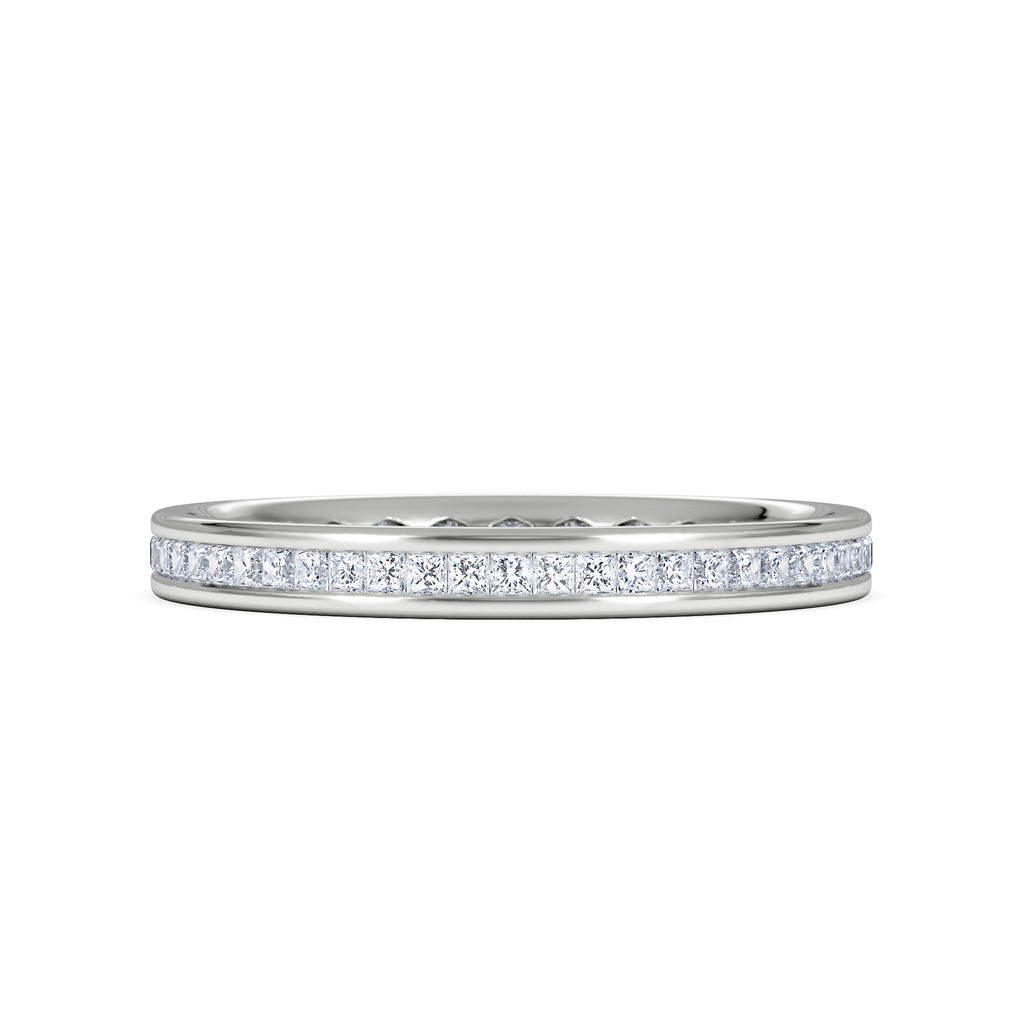 Eternity Ring Lauren 18K White Gold Diamond 0.50ct G/Vs