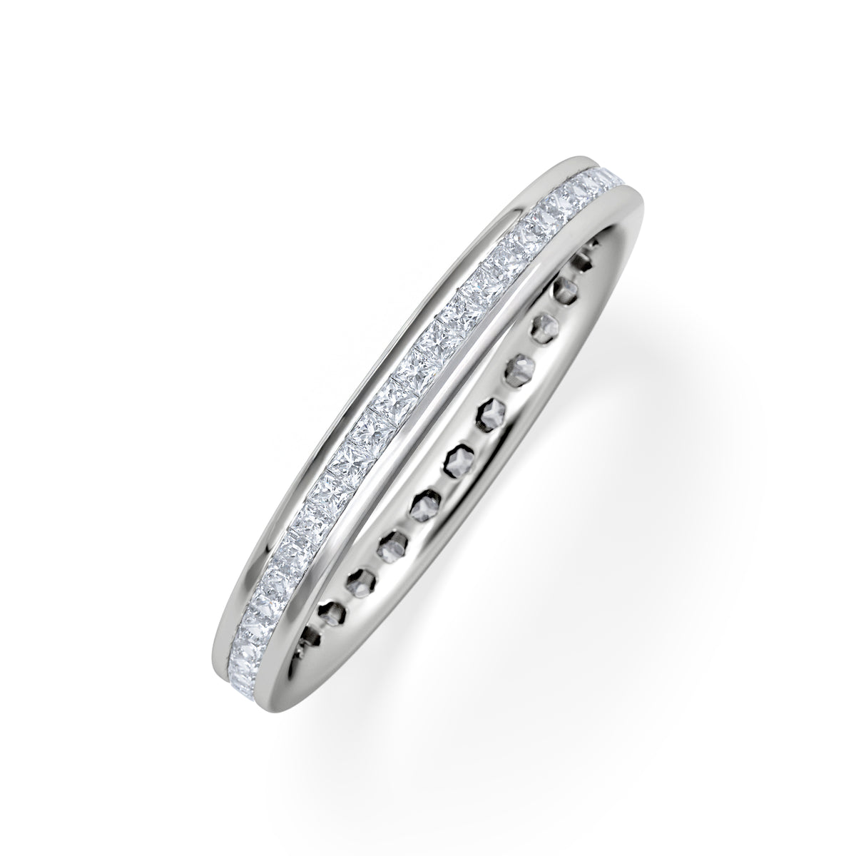 Eternity Ring Lauren 18K White Gold Diamond 0.50ct H/Si