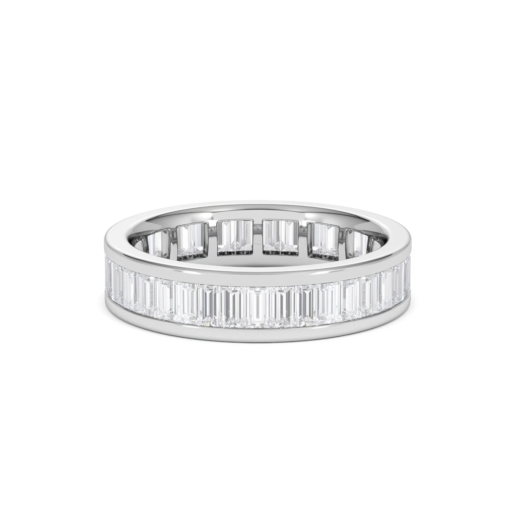 Mens 2ct G/Vs Diamond Platinum Full Band Ring