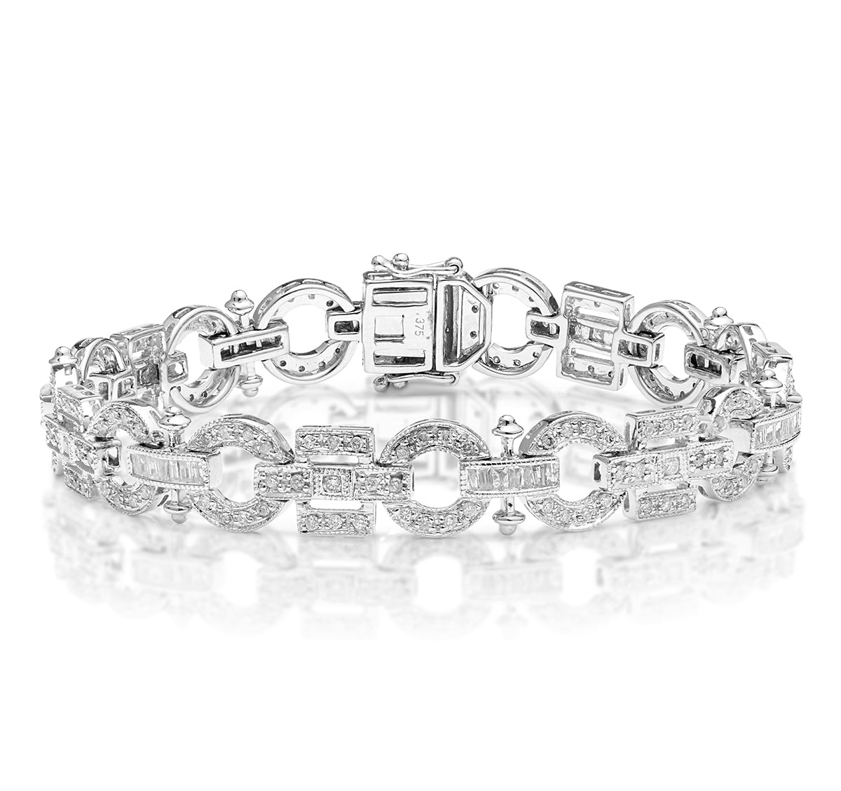 Everyday Bracelet 2.50CT Diamond 9K White Gold