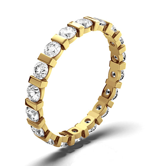 Eternity Ring Hannah 18K Gold Diamond 1.00ct H/Si