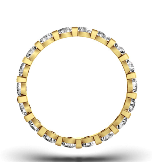 Eternity Ring Hannah 18K Gold Diamond 1.00ct H/Si