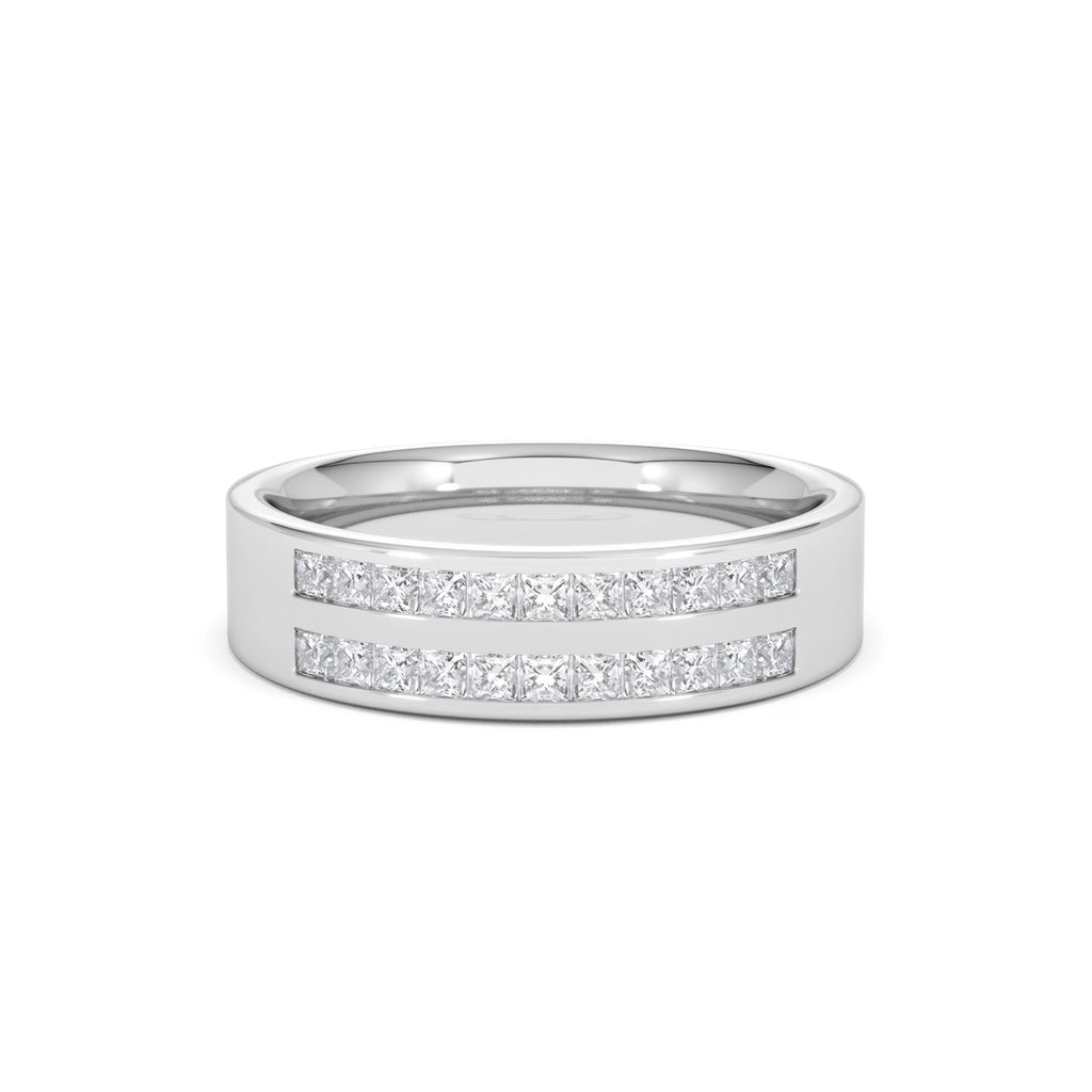 HOLLY 18K White Gold Diamond ETERNITY RING 0.50CT G/VS