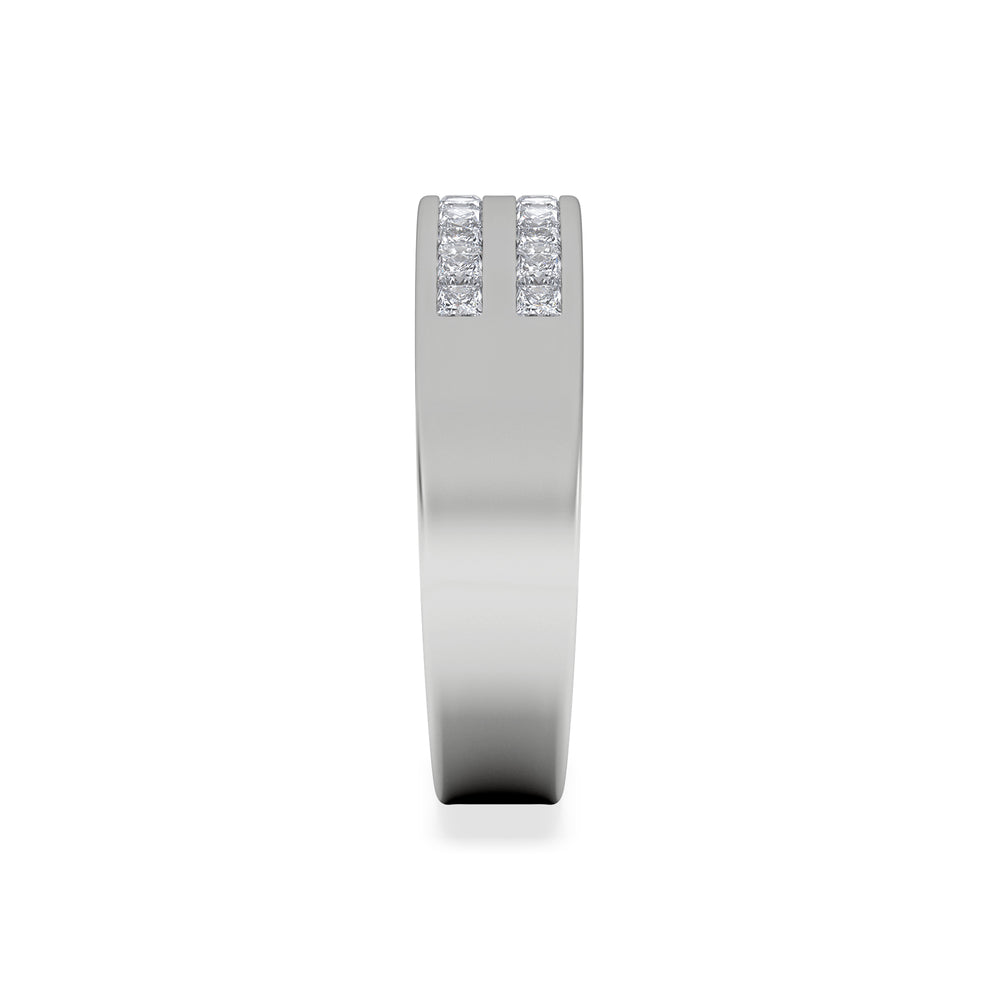 HOLLY 18K White Gold Diamond ETERNITY RING 0.50CT H/SI
