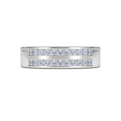 HOLLY 18K White Gold Diamond ETERNITY RING 0.50CT H/SI