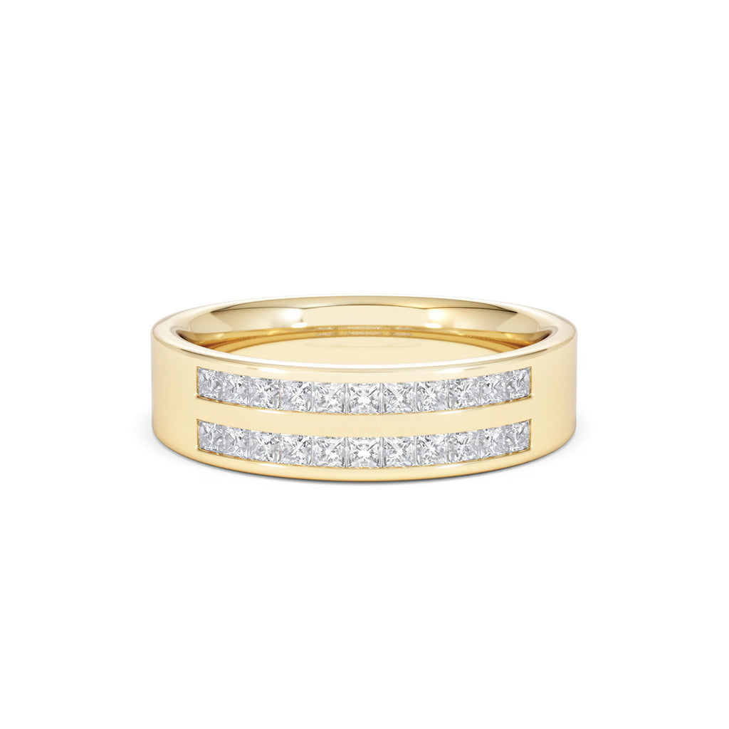 HOLLY 18K Gold Diamond ETERNITY RING 0.50CT H/SI