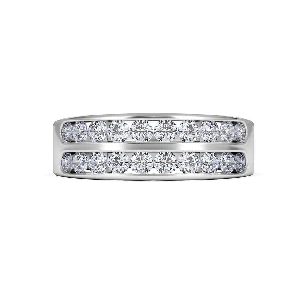 LUCY 18K White Gold Diamond ETERNITY RING 1.00CT G/VS