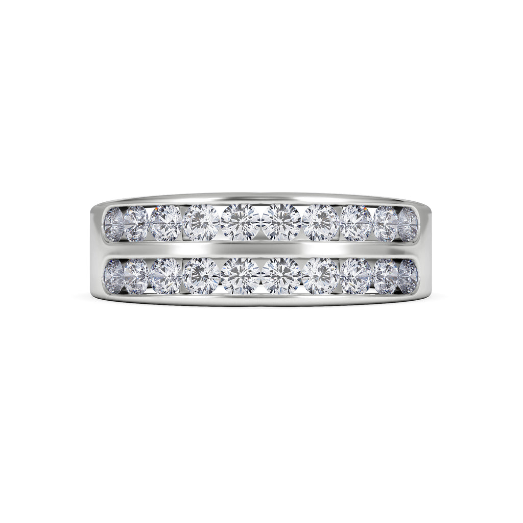 LUCY 18K White Gold Diamond ETERNITY RING 1.00CT G/VS