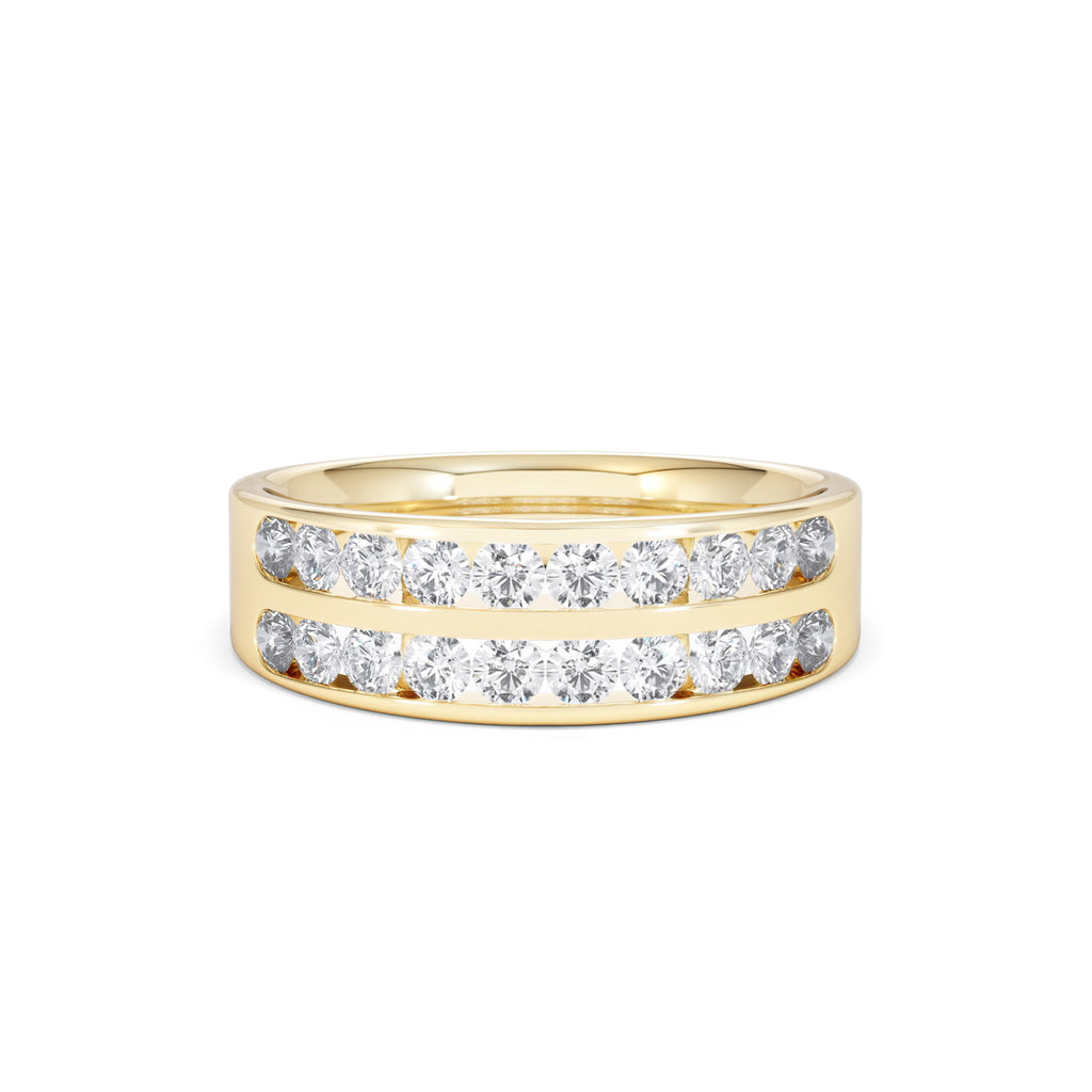 LUCY 18K Gold Diamond ETERNITY RING 1.00CT H/SI
