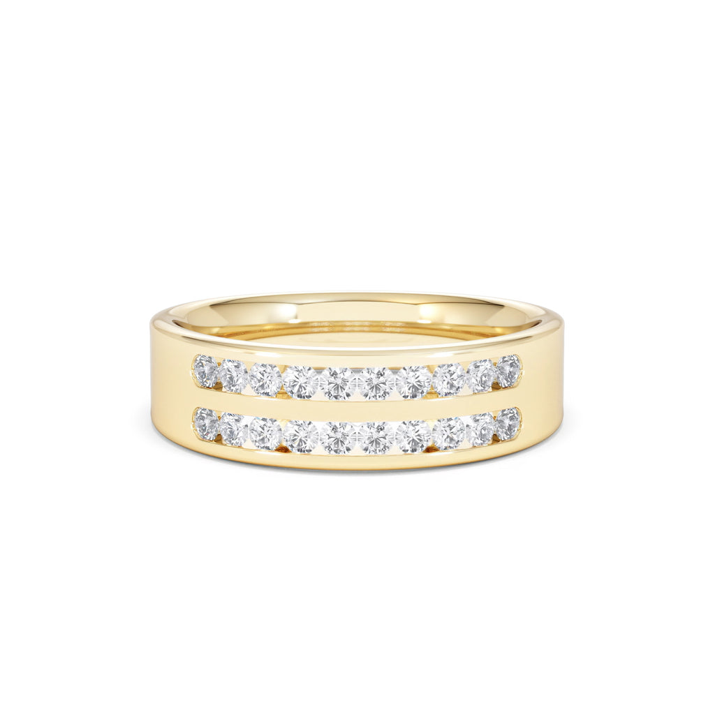 LUCY 18K Gold Diamond ETERNITY RING 0.50CT G/VS