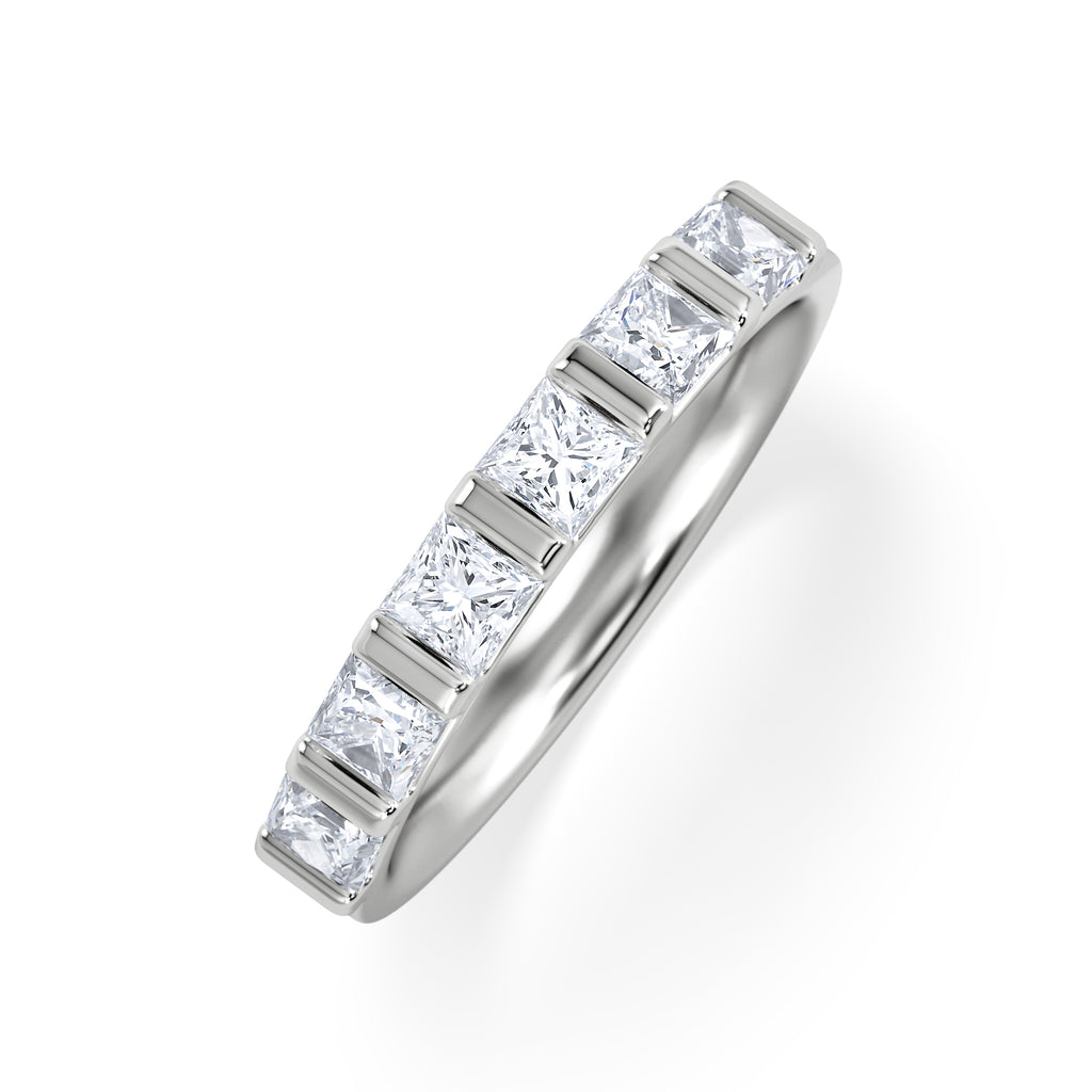OLIVIA 18K White Gold Diamond ETERNITY RING 1.00CT H/SI