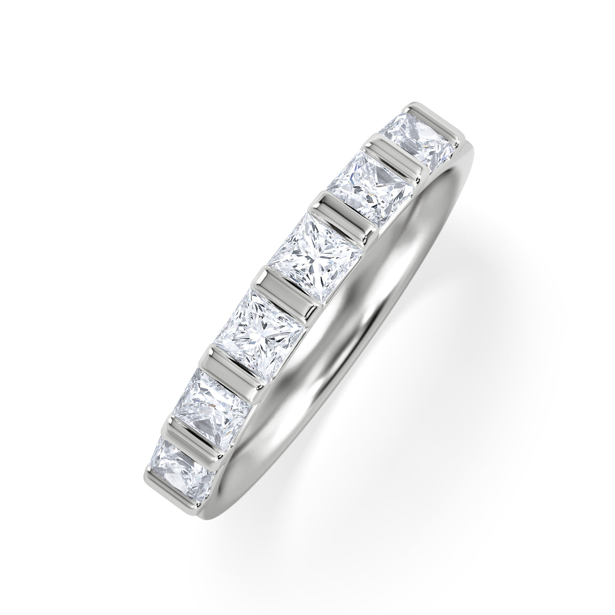 OLIVIA 18K White Gold Diamond ETERNITY RING 1.00CT H/SI