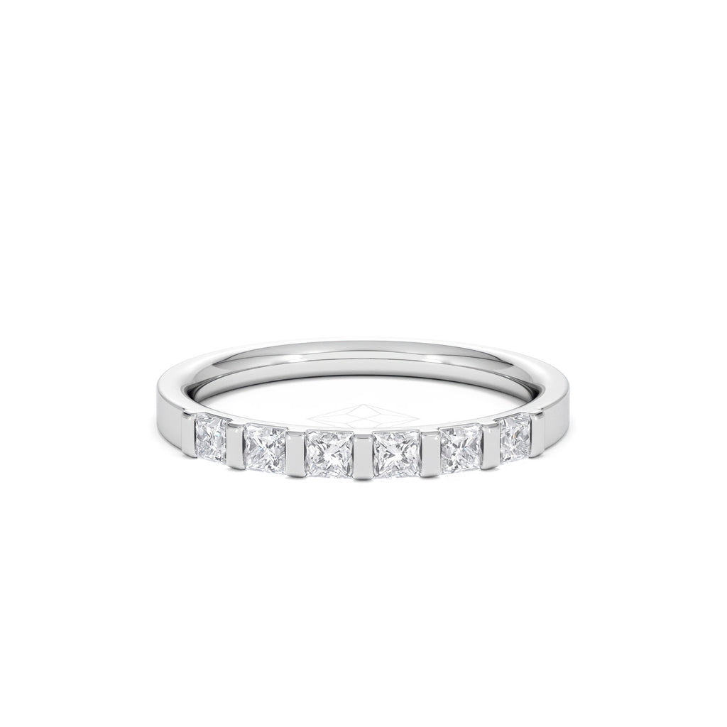 OLIVIA PLATINUM Diamond ETERNITY RING 0.50CT G/VS