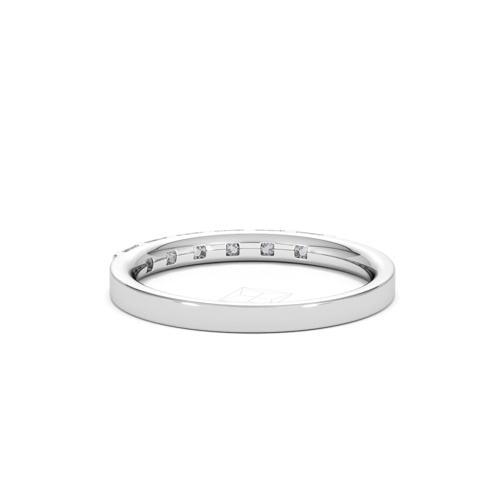 OLIVIA 18K White Gold Diamond ETERNITY RING 0.50CT H/SI