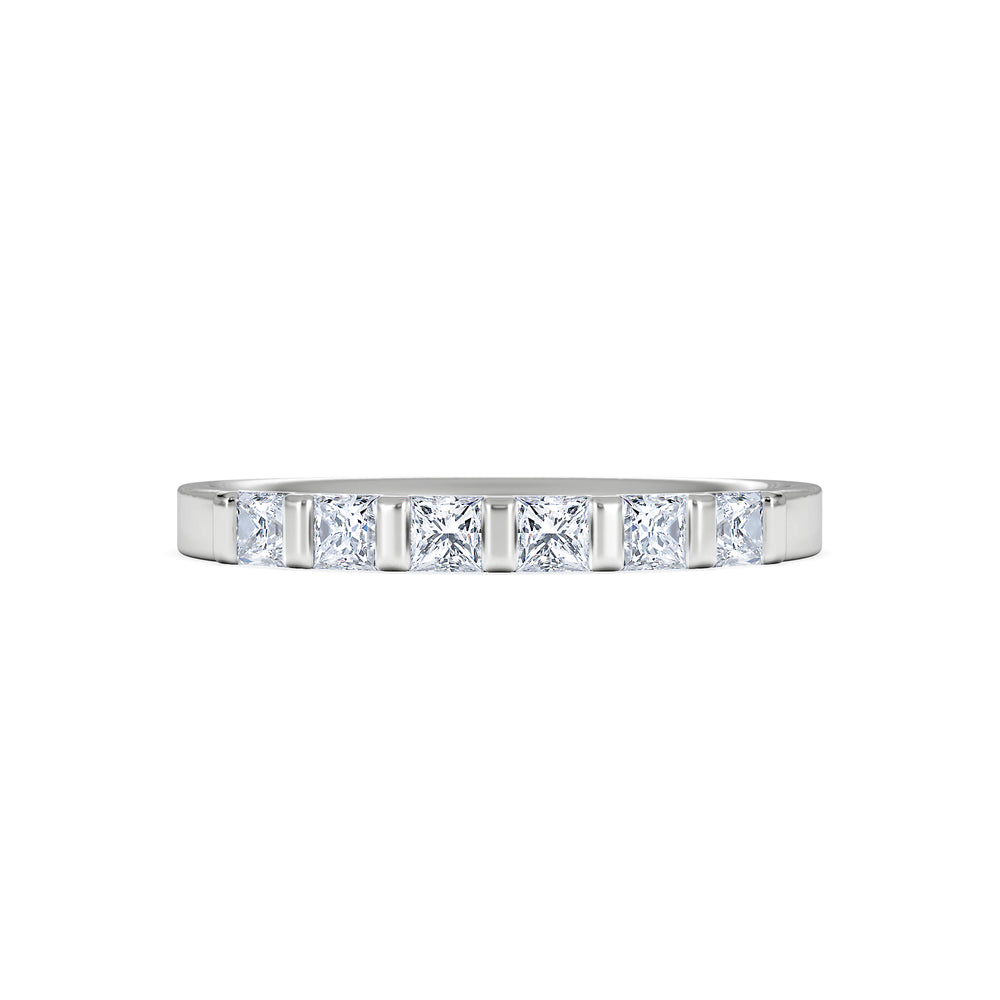 OLIVIA PLATINUM Diamond ETERNITY RING 0.50CT G/VS