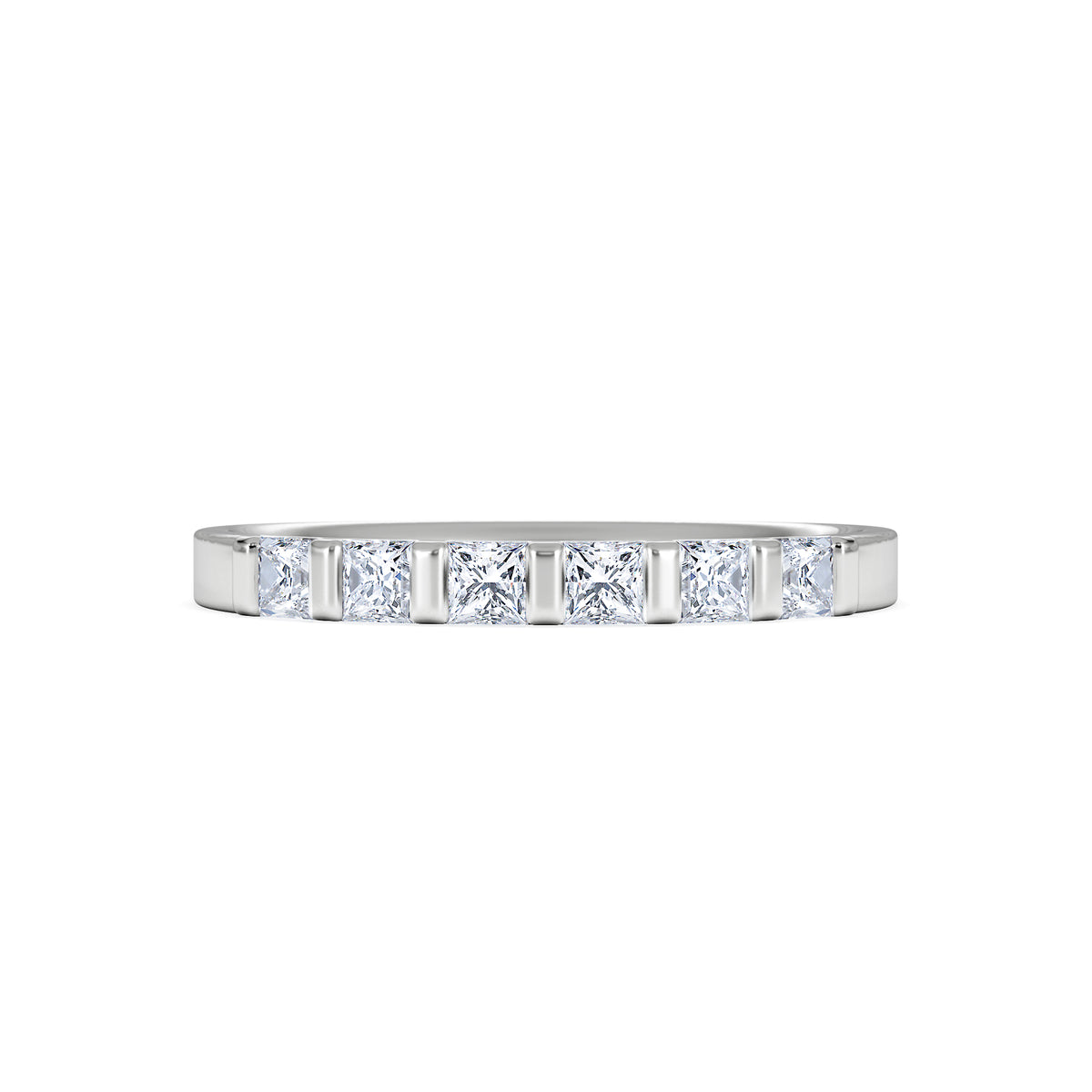 OLIVIA PLATINUM Diamond ETERNITY RING 0.50CT G/VS