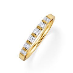 OLIVIA 18K Gold Diamond ETERNITY RING 0.50CT H/SI