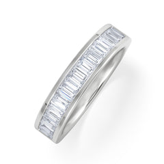 GRACE PLATINUM Diamond ETERNITY RING 1.00CT H/SI