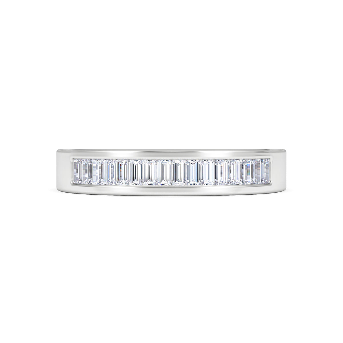 GRACE 18K White Gold Diamond ETERNITY RING 0.50CT H/SI