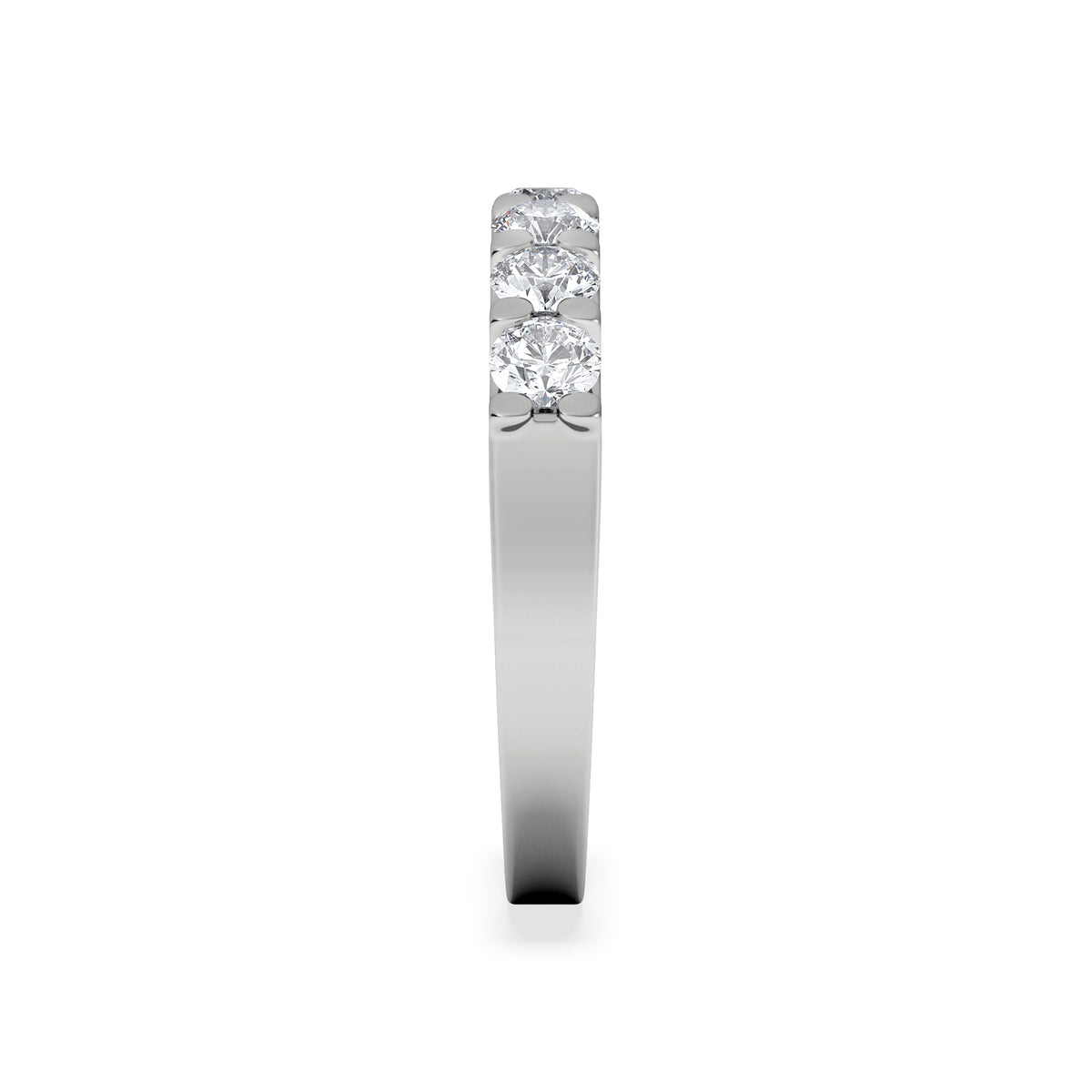 Chloe 18K White Gold Lab Diamond Eternity Ring 1.00ct G/Vs