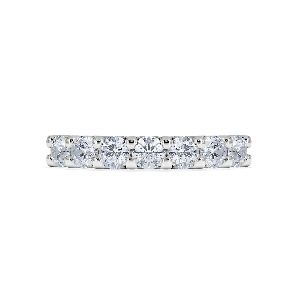 Chloe 18K White Gold Lab Diamond Eternity Ring 1.00ct G/Vs