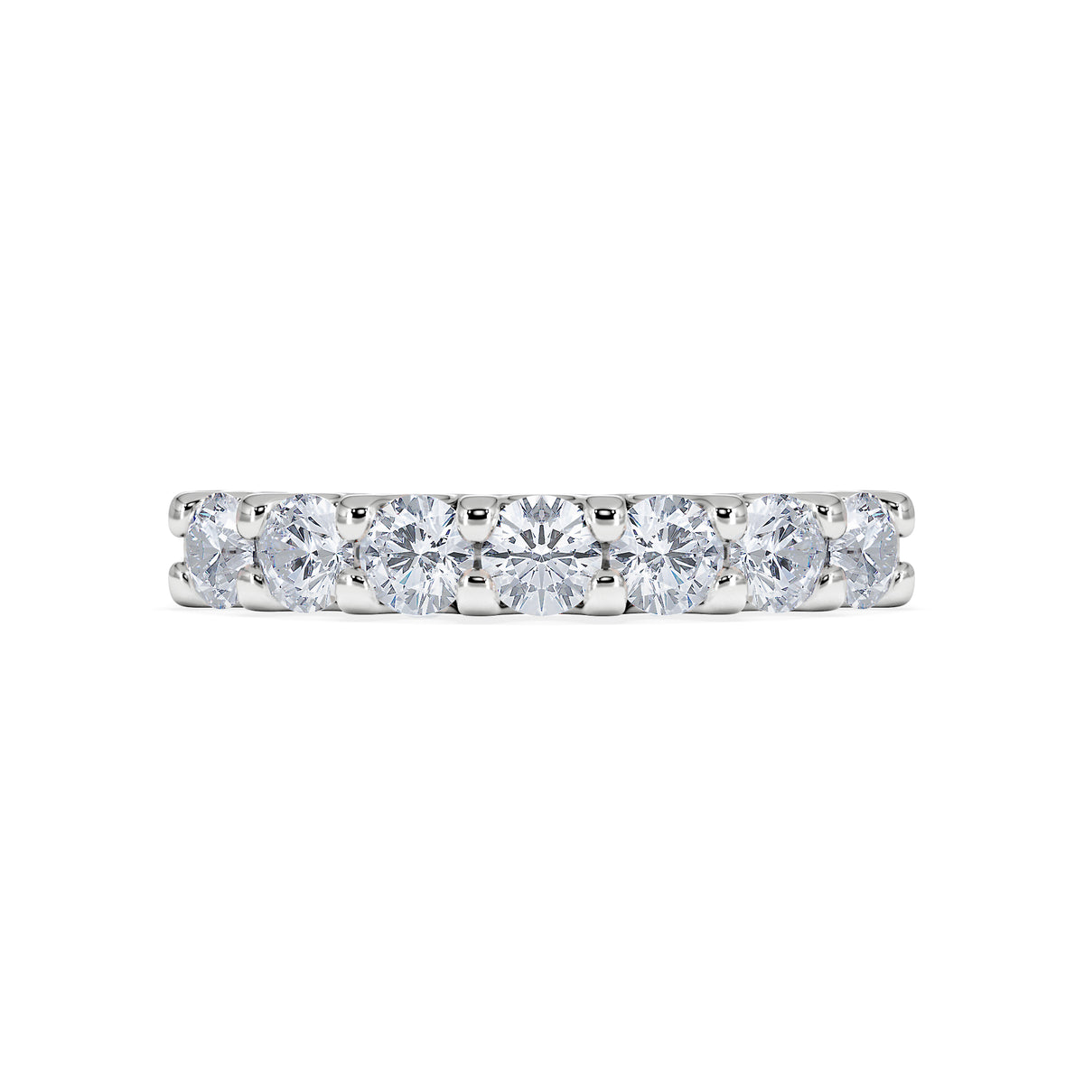 Chloe 18K White Gold Lab Diamond Eternity Ring 1.00ct G/Vs