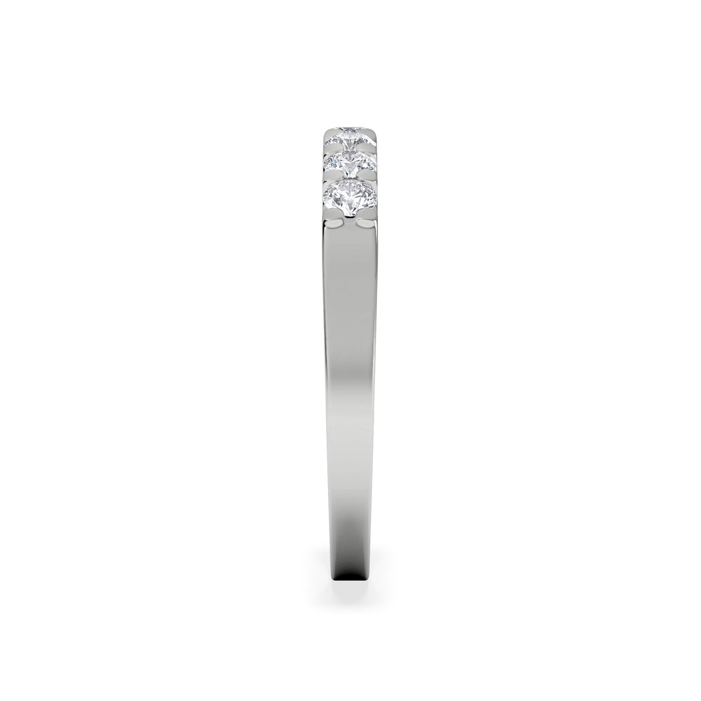 Chloe 18K White Gold Lab Diamond Eternity Ring 0.50ct F/VS