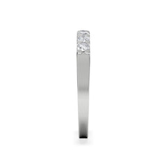 Chloe 18K White Gold Lab Diamond Eternity Ring 0.50ct F/VS