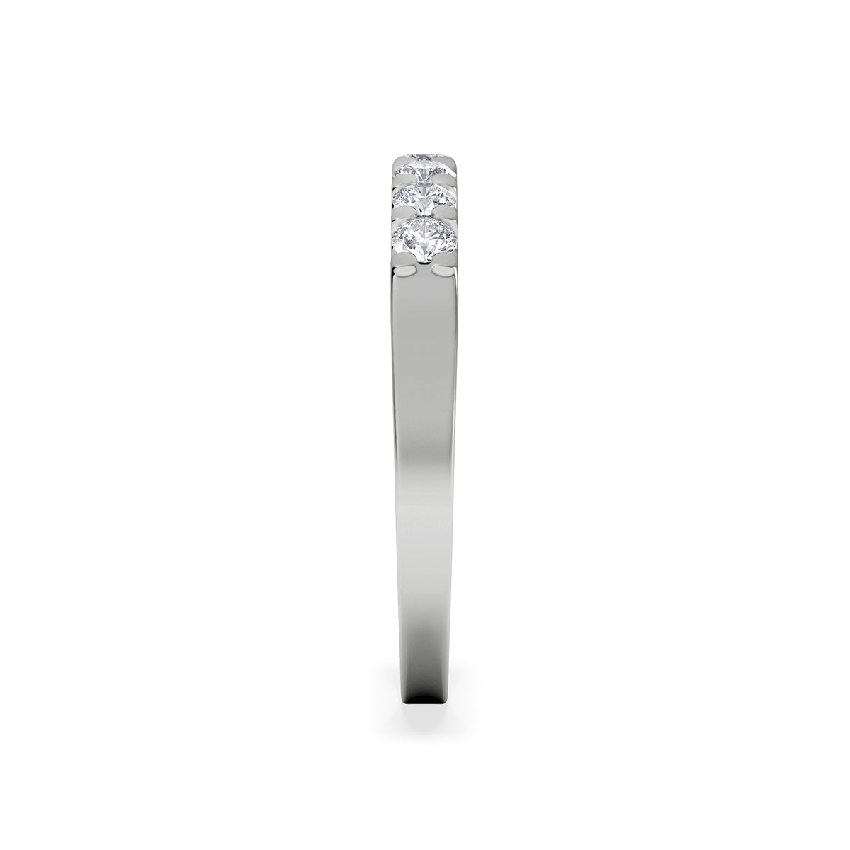 Chloe 18K White Gold Lab Diamond Eternity Ring 0.50ct F/VS