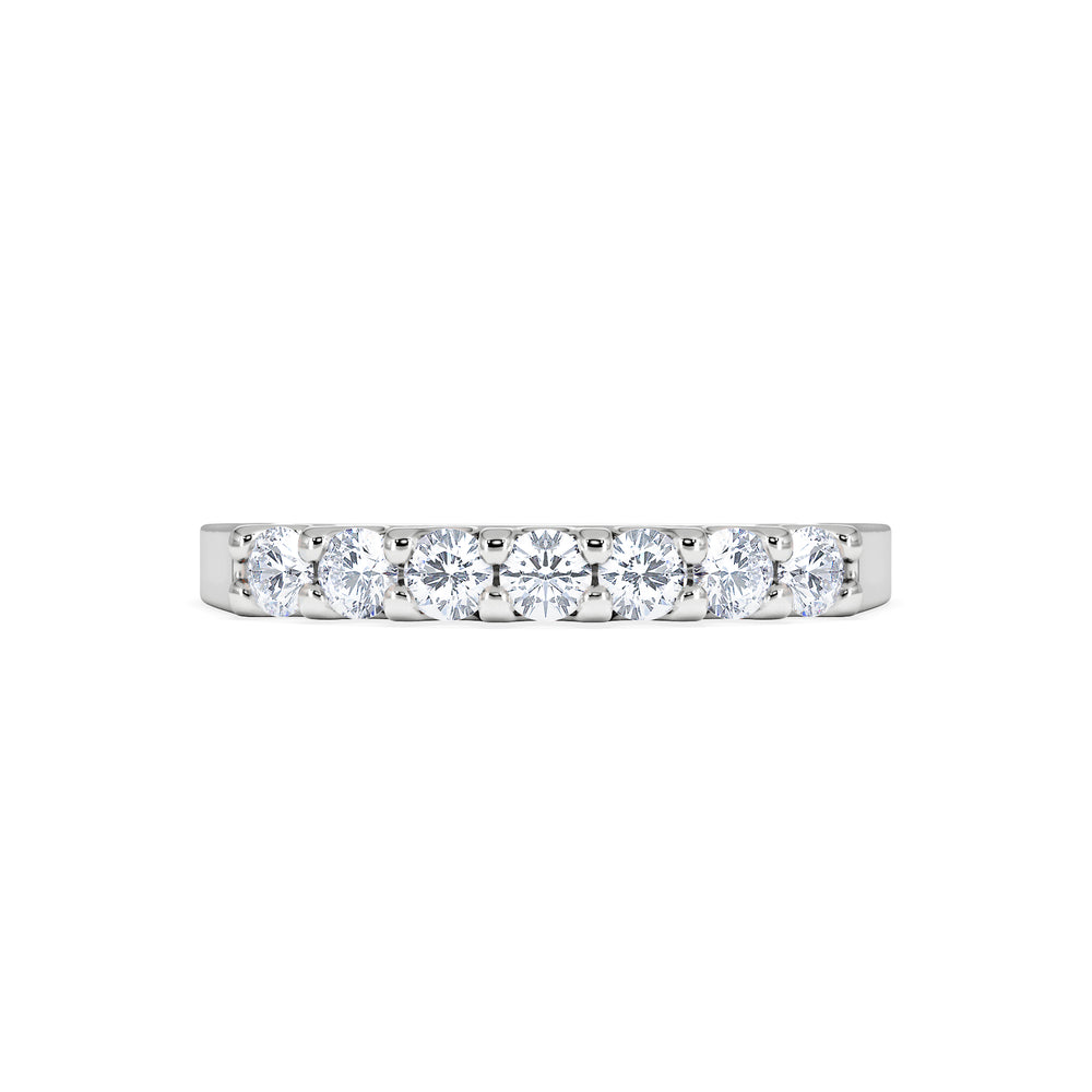 Chloe 18K White Gold Lab Diamond Eternity Ring 0.50ct F/VS