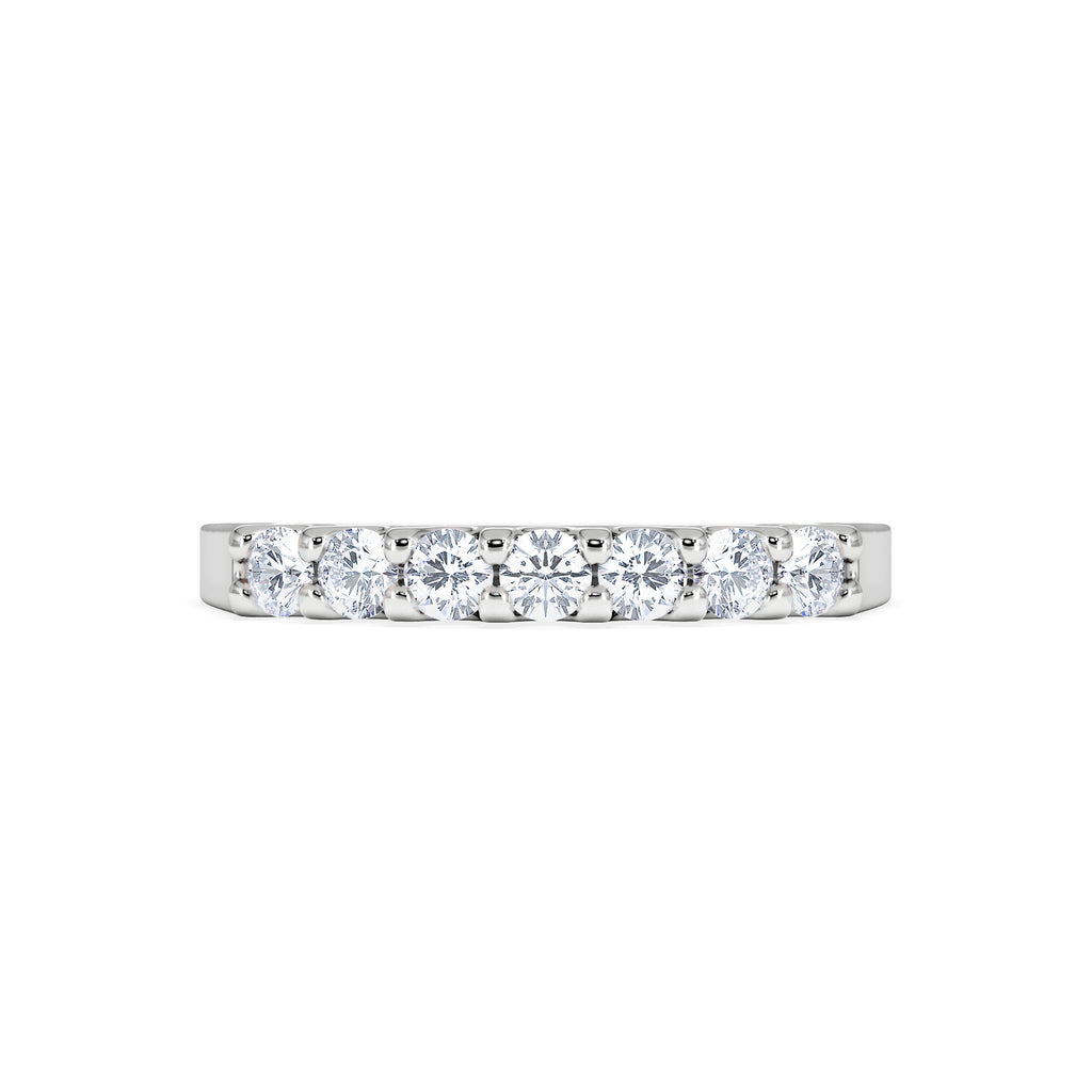 Chloe 18K White Gold Lab Diamond Eternity Ring 0.50ct F/VS