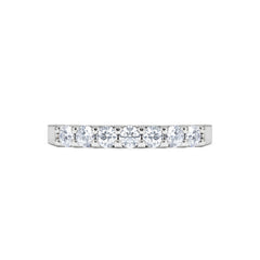 Chloe 18K White Gold Lab Diamond Eternity Ring 0.50ct F/VS