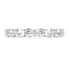 HANNAH 18K White Gold Diamond ETERNITY RING 1.00CT G/VS