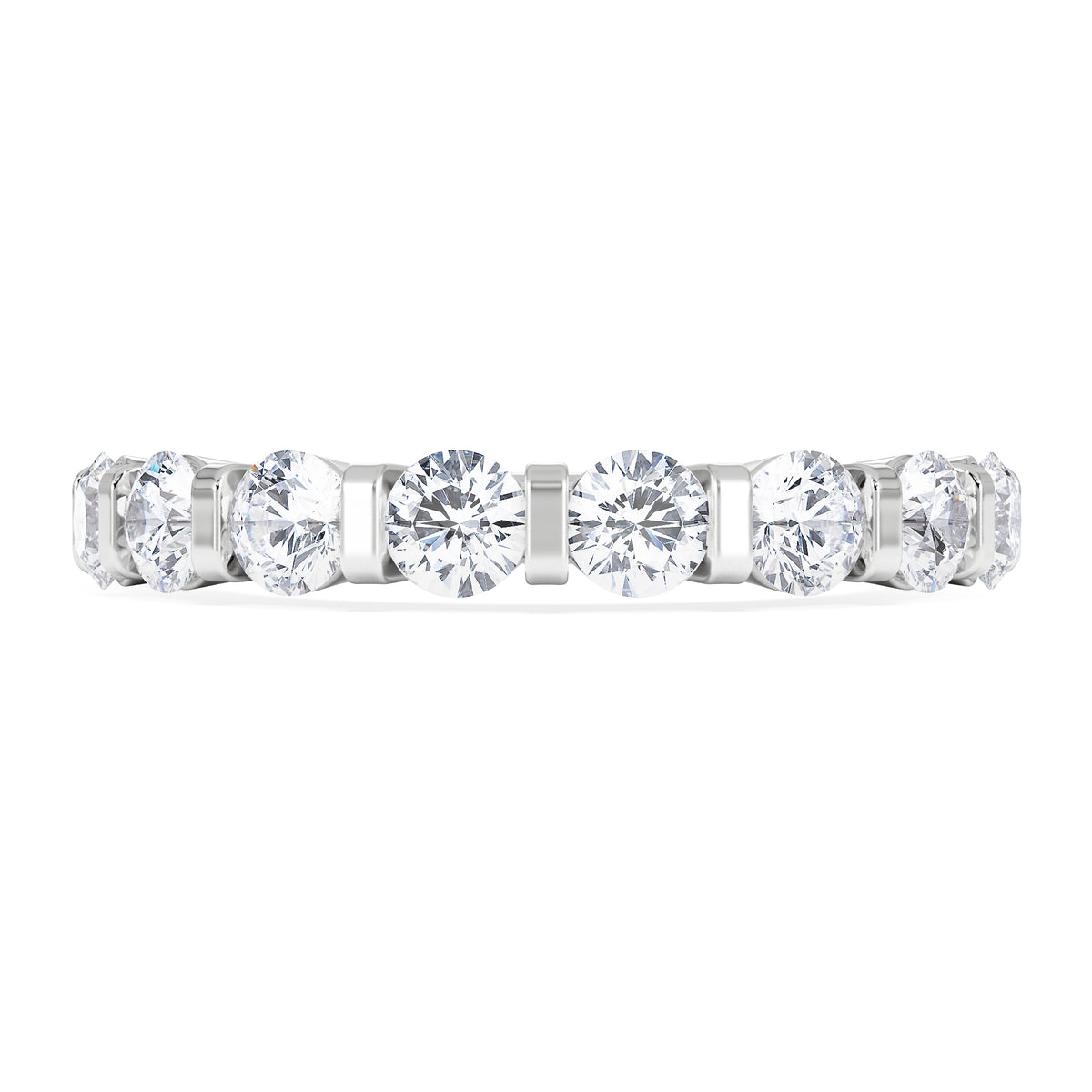 HANNAH 18K White Gold Diamond ETERNITY RING 1.00CT G/VS