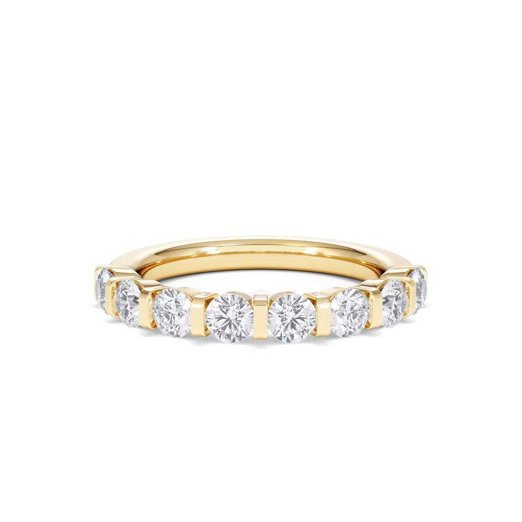 HANNAH 18K Gold Diamond ETERNITY RING 1.00CT H/SI